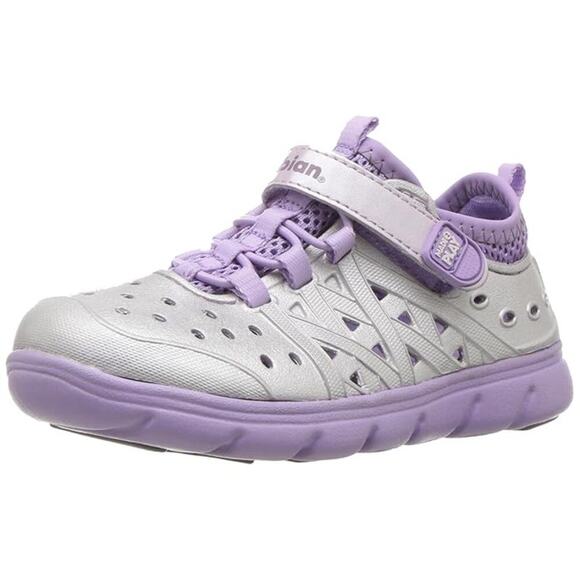 Phibian Kid's Purple Stride Rite Made 2 Play Sneaker Shoe Size 5 - Picture 2 of 10